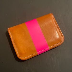 CLARE V. Bifold card wallet